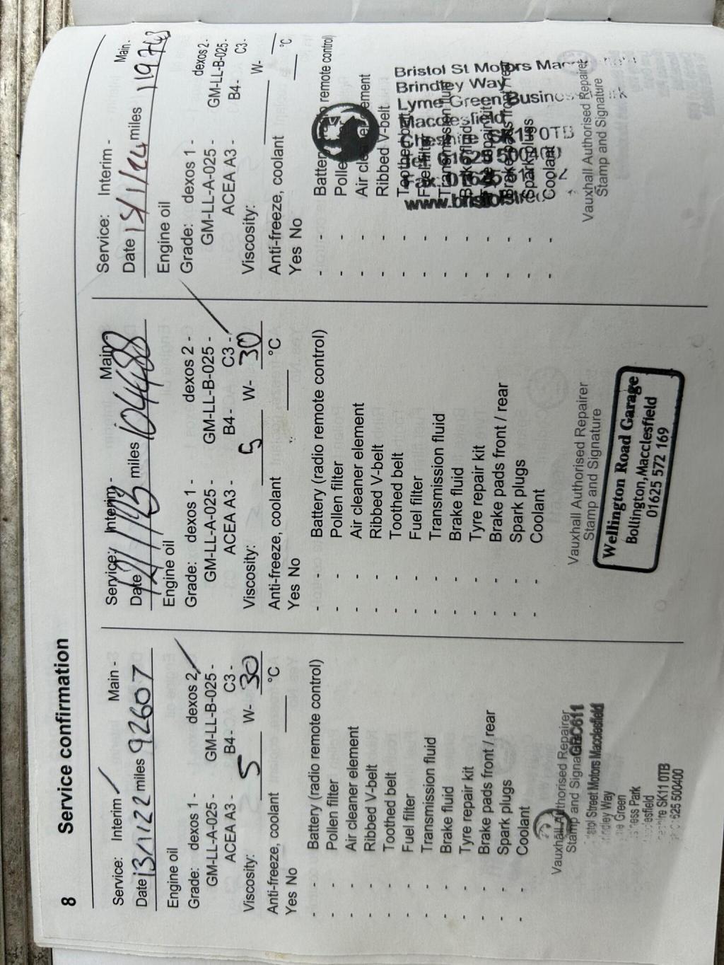 VAUXHALL ZAFIRA TOURER