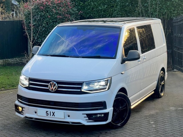 VOLKSWAGEN TRANSPORTER SPORTLINE 2.0 BiTDI T32 BlueMotion Tech Sportline Crew Van DSG SWB Euro 6 (s/s) 5dr