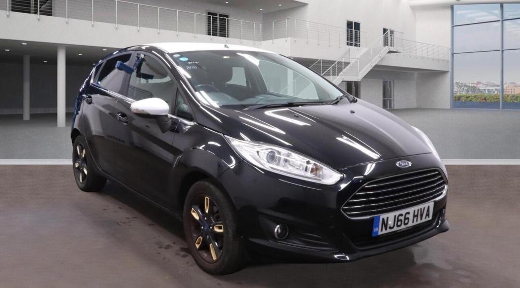 FORD FIESTA 1.0T EcoBoost Zetec Black Edition Euro 6 (s/s) 5dr