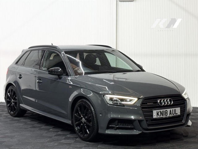 AUDI A3 2.0 TFSI Black Edition Sportback S Tronic quattro Euro 6 (s/s) 5dr