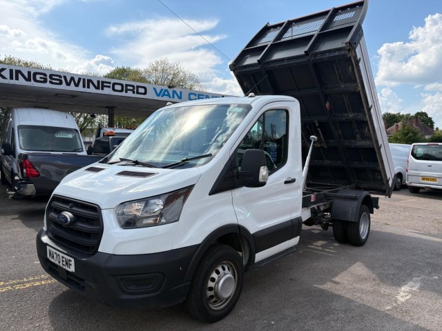FORD TRANSIT TIPPER 2.0 T350 EcoBlue Leader, Single Cab Tipper, Twin Wheel