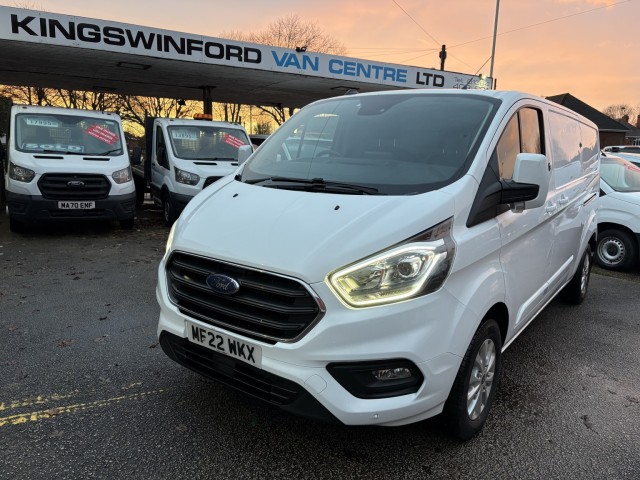 FORD TRANSIT CUSTOM 2022 Ford Transit Custom Limited Van 300 L2 H1 2.0L EcoBlue 130PS FWD 6 Speed Manual