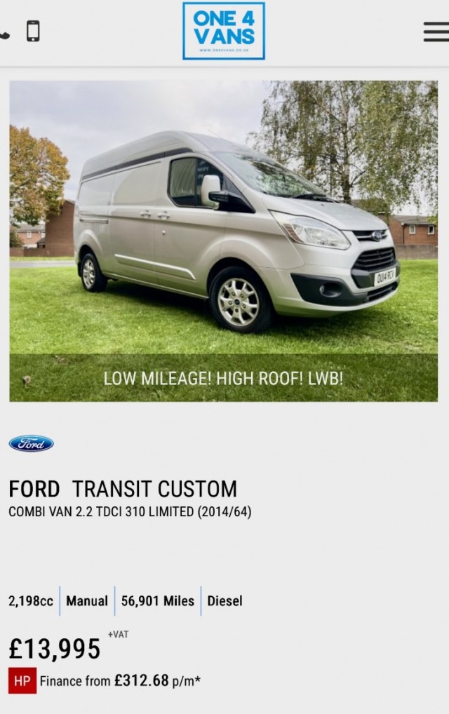 FORD TRANSIT CUSTOM