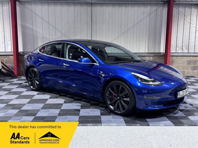 TESLA MODEL 3 (Dual Motor) Performance Auto 4WDE 4dr (Performance Upgrade)