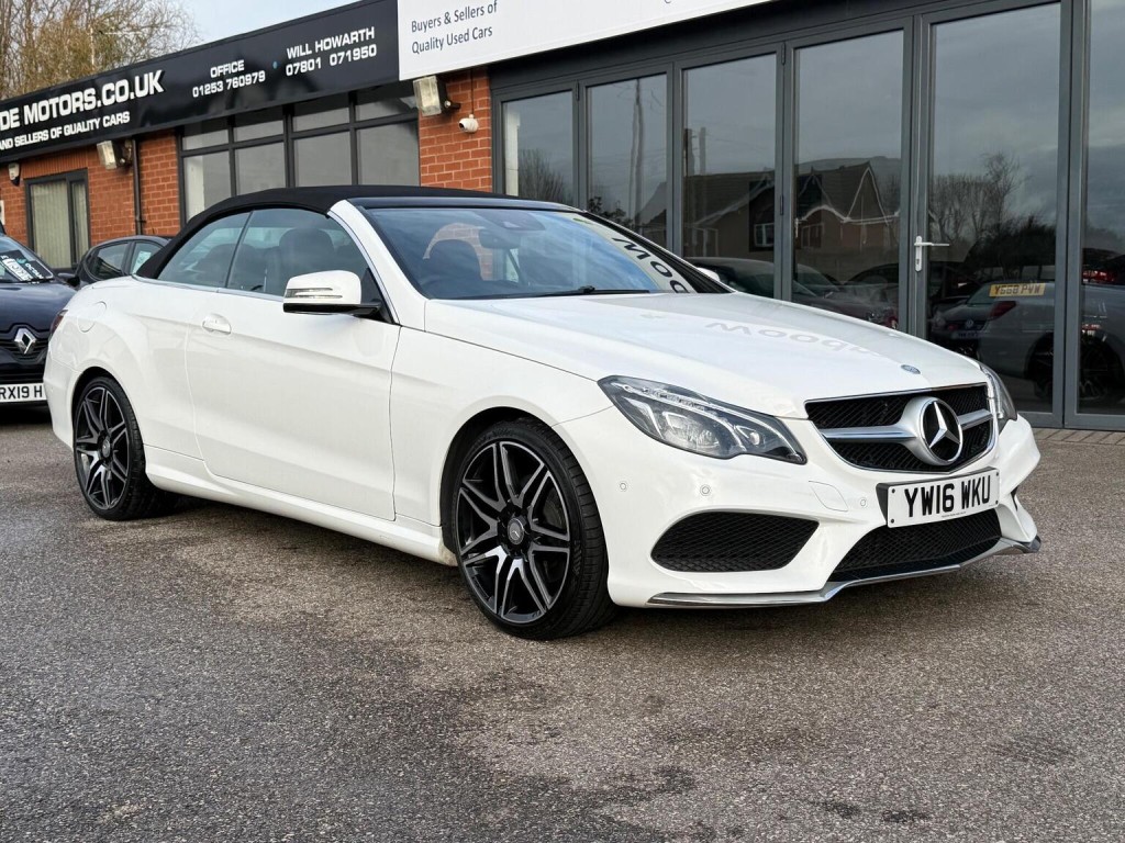 MERCEDES-BENZ E CLASS 2.1 E220 BlueTEC AMG Line Cabriolet G-Tronic+ Euro 6 (s/s) 2dr