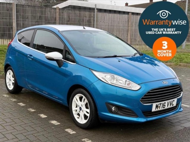 FORD FIESTA 1.0T EcoBoost Zetec Blue Edition Euro 6 (s/s) 3dr